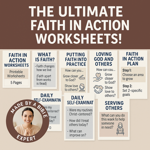 ✝️ Faith in Action Worksheets